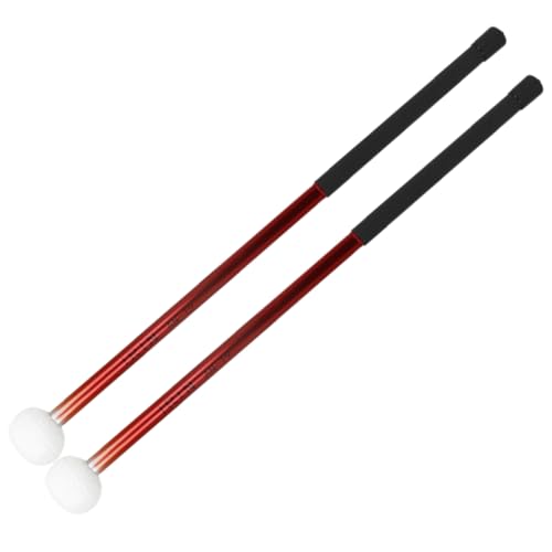 SECFOU 2 Stück Aluminiumlegierung Paukenschlägel Percussion Mallet Drummer Zubehör Universelles Zubehör Für Musikinstrumente Drum Mallet Percussion Instrument Stick Drum Zubehör von SECFOU