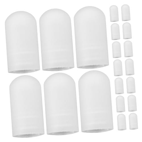 SECFOU 20 Stück Drumstick Schutz, Drumstick Silent Spitzen, Drumstick Spitzen, Drum Dämpfer Spitzen, Drumstick Zubehör, Drumstick Dämpfer Spitzen, Drumstick Spitzen, Instrumentenzubehör, SECFOU 20 Stück Drumstick Schutz, Drumstick Silent Spitzen, Drumstick Spitzen, Drum Dämpfer Spitzen, Drumstick Zubehör, Drumstick Dämpfer Spitzen, Drumstick Spitzen, Instrumentenzubehör, von SECFOU