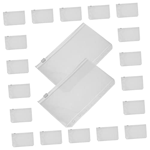 SECFOU 20 Stück Reißverschlusstaschen, Pvc Aufbewahrungstaschen, Dokumenten Organizer, Wiederverwendbare Reißverschlusstaschen, Ordnertaschen, Visitenkarten Reißverschlusstaschen, SECFOU 20 Stück Reißverschlusstaschen, Pvc Aufbewahrungstaschen, Dokumenten Organizer, Wiederverwendbare Reißverschlusstaschen, Ordnertaschen, Visitenkarten Reißverschlusstaschen, von SECFOU