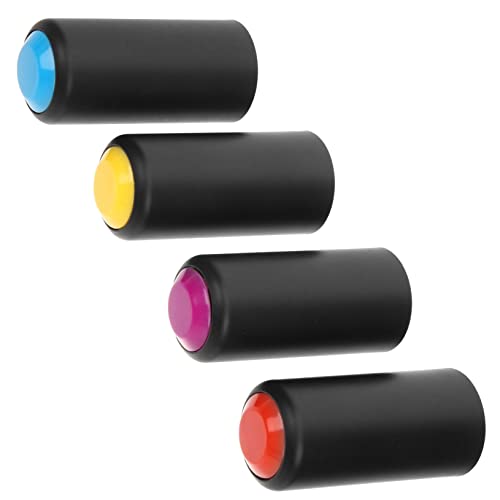 SECFOU 4 Stück Mikrofonteil Batteriekappe Für Mikrofon, Kunststoff Mikrofon Batteriekappe, Mikrofon Batterieabdeckung, Mikrofon Zubehör, Mikrofon Batterieabdeckung, Kappe, von SECFOU