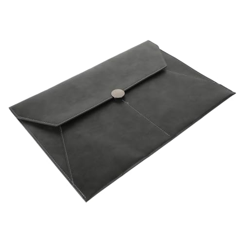 SECFOU Knopf-aktentasche Für Unterlagen Aufbewahrung Dokumentenhalter Aus Kunstleder Aktenordner Mit Einfachem Design SECFOU Knopf-aktentasche Für Unterlagen Aufbewahrung Dokumentenhalter Aus Kunstleder Aktenordner Mit Einfachem Design von SECFOU