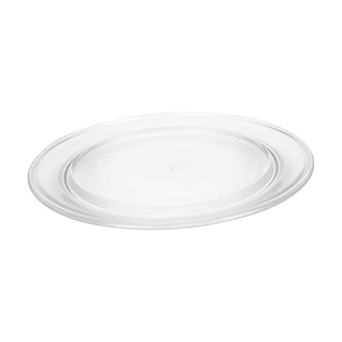 SECFOU Glastablett Für Die Mikrowelle 27 Cm Hitzebeständige Platte Glatt Für Einfache Reinigung SECFOU Glastablett Für Die Mikrowelle 27 Cm Hitzebeständige Platte Glatt Für Einfache Reinigung von SECFOU
