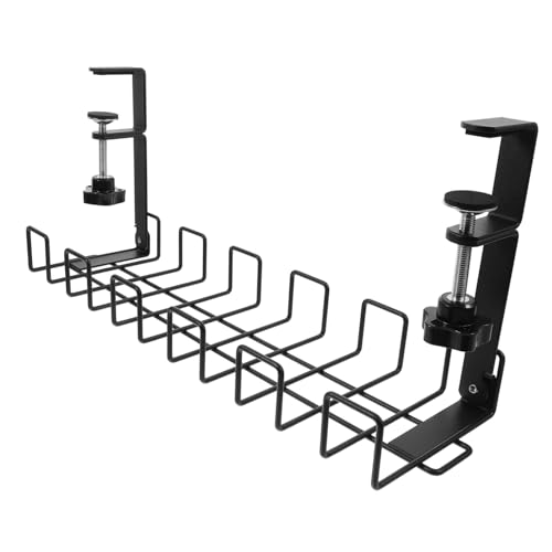 SECFOU Kabelmanagement Rack Für Unter Den Tisch, Kabel Organizer Aus Metalldraht, Kabelmanagement Unter Dem Schreibtisch, Kabelmanagement Unter Dem Schreibtisch, Kabelhalter Unter Dem SECFOU Kabelmanagement Rack Für Unter Den Tisch, Kabel Organizer Aus Metalldraht, Kabelmanagement Unter Dem Schreibtisch, Kabelmanagement Unter Dem Schreibtisch, Kabelhalter Unter Dem von SECFOU
