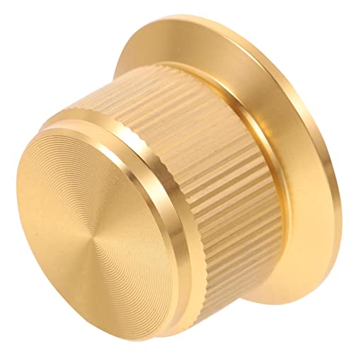 SECFOU Knopfpotentiometer, Gitarrenlautstärkeregler, Potentiometerknopf, Potentiometerkappen, Ersatzknopf Für Autoradio, Ersatzknopf Für E Gitarren Tonlautstärkeregler, von SECFOU