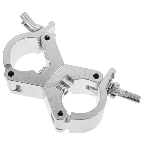 SECFOU Lichtschnalle Bühnenlicht Traversen Licht Traversenklemmen Moving Head Lichtklemme Mastklemme Hochleistungs Lichtklemmen Metall Lichtklammern Metall Lichttraversen Doppelklemme von SECFOU