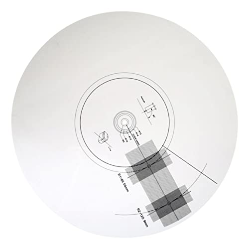 SECFOU Nadelkalibrierungsscheibe Nadelmessgerät Digitaler Nadelwinkelmesser Plattenspielerzubehör Plattenspieler Nadelausrichtungswerkzeug Nadelausrichtung Plattenspieler Nadelskala von SECFOU