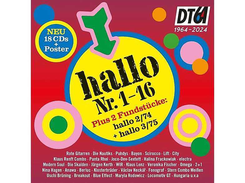 VARIOUS - Hallo, 18 CD Box (CD) von SECHSZEHNZ
