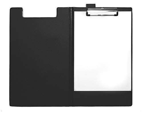 SECO Klemmbrett mit PVC-Überzug und strapazierfähigem Clip, A4+ 1 Packung Schwarz - Foldover, SE-570-PVC-BK SECO Klemmbrett mit PVC-Überzug und strapazierfähigem Clip, A4+ 1 Packung Schwarz - Foldover, SE-570-PVC-BK von SECO