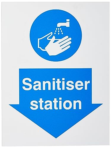 SECO "Sanitär Station", 150 x 200 mm, halbstarrer Kunststoff Sicherheitsschild von SECO