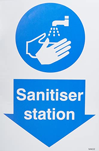 SECO"Sanitär Station", 200 x 300 mm, selbstklebendes Vinyl-Sicherheitsschild von SECO