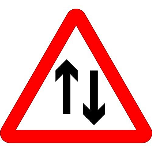 Seco 2-Wege-Verkehrspiktogramm Verkehrsschild, 450 mm x 450 mm – 3 mm Aluminiumverbundwerkstoff Seco 2-Wege-Verkehrspiktogramm Verkehrsschild, 450 mm x 450 mm – 3 mm Aluminiumverbundwerkstoff von SECO