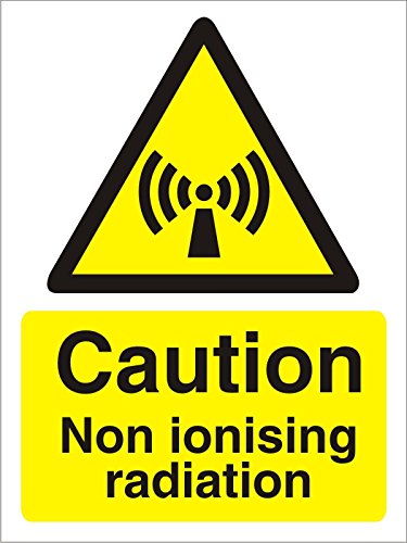 Seco Schild "Caution Non Ionising Radiation", halbstarrer Kunststoff, 150 x 200 mm, 1 mm von SECO