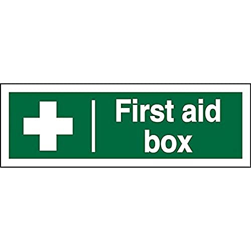 Stewart Superior SP058SAV Schild "First aid box" selbstklebend von SECO
