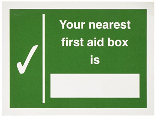 Stewart Superior Schild "Your Nearest First-Aid Box Is" selbstklebend von SECO