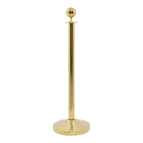 SECURIT - Absperrsystem Classic - Möglichkeit, einen Plakathalter hinzuzufügen - Für Bars, Restaurants, Nachtclubs, Geschäfte- H. 95 cm - Goldfarben SECURIT - Absperrsystem Classic - Möglichkeit, einen Plakathalter hinzuzufügen - Für Bars, Restaurants, Nachtclubs, Geschäfte- H. 95 cm - Goldfarben von SECURIT