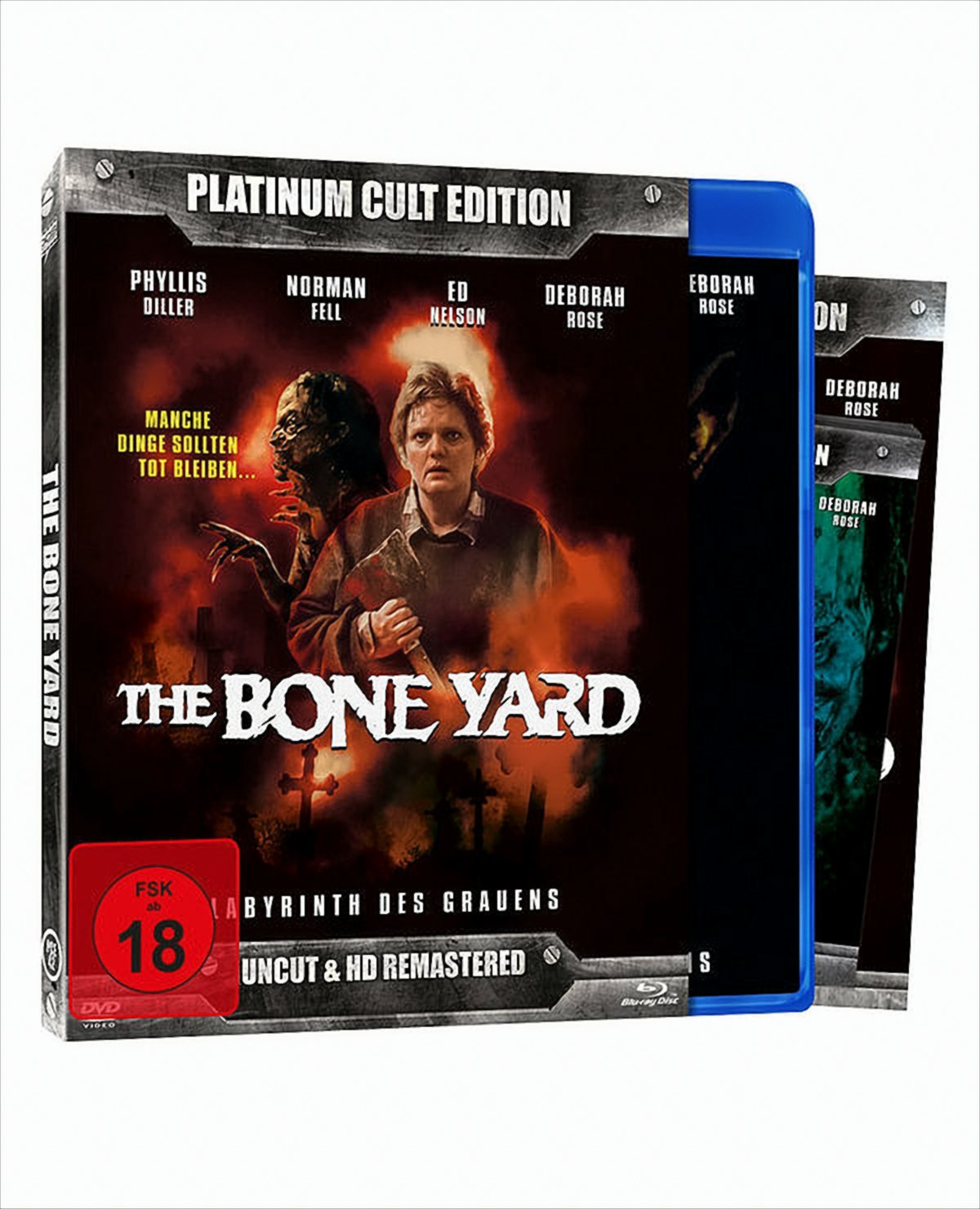 The Boneyard Limitiert auf 666 Stück Platinum Cult Edition Uncut und HD Remastered + DVD Blu-ray The Boneyard Limitiert auf 666 Stück Platinum Cult Edition Uncut und HD Remastered + DVD Blu-ray