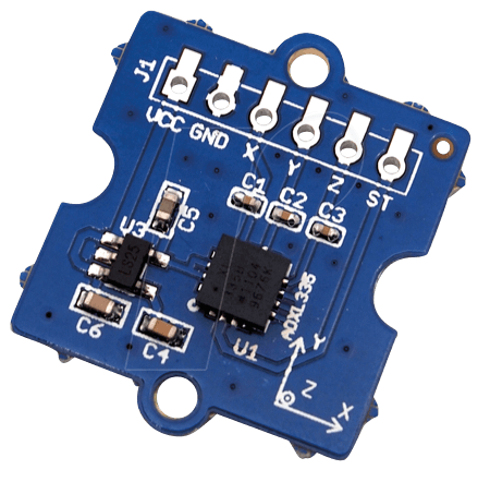 GRV 3AXIS ACC A - Arduino - Beschleunigungsmesser, analog, 3-Achsen, ADXL335 von SEEED