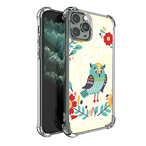 Eulen und Blumen iPhone 11 Pro Crystal Clear Case Stoßfest Schutzhülle Kompatibel für iPhone 11 Pro Cover Weiche Gummi Bumper Phone 11 Pro Max Hülle 6,5 Zoll Eulen und Blumen iPhone 11 Pro Crystal Clear Case Stoßfest Schutzhülle Kompatibel für iPhone 11 Pro Cover Weiche Gummi Bumper Phone 11 Pro Max Hülle 6,5 Zoll von SEEKJOYS