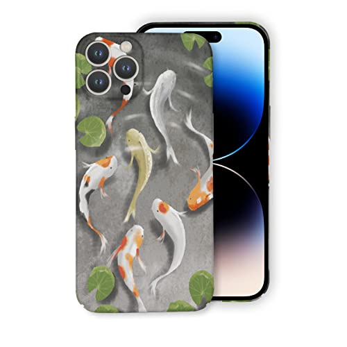 SEEKJOYS Handyhülle für iPhone 14 Pro, Karpfenfisch, Ganzkörperdruck mit Kameraschutz, stoßfest, strapazierfähig, 6,1 Zoll, mehrfarbig von SEEKJOYS