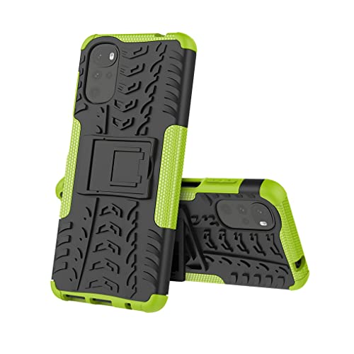 SEEKO Hülle für Motorola Moto G22, Militärstandard Strapazierfähig Robust Handyhülle Outdoor Stoßfest Handy Case Schutzhülle mit Stabilem Ständer - Grün von SEEKO