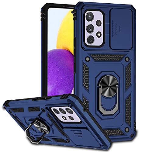 SEEKO Hülle für Samsung Galaxy A13 4G, Militär Robust Handyhülle Outdoor Stoßfest Silikon TPU + PC Handy Case Schutzhülle mit Kameraschutz und 360 Grad Ring Ständer - Blau SEEKO Hülle für Samsung Galaxy A13 4G, Militär Robust Handyhülle Outdoor Stoßfest Silikon TPU + PC Handy Case Schutzhülle mit Kameraschutz und 360 Grad Ring Ständer - Blau von SEEKO