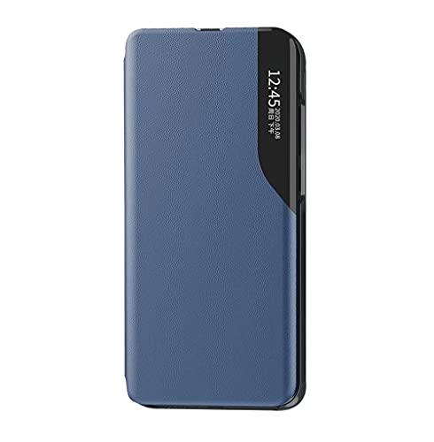 SEEKO Hülle für Samsung Galaxy M53 5G, Handyhülle View Cover Ultradünn Flip Schutzhülle, Magnetverschluss Standfunktion Robuste Silikon Handyhüllen - Blau von SEEKO
