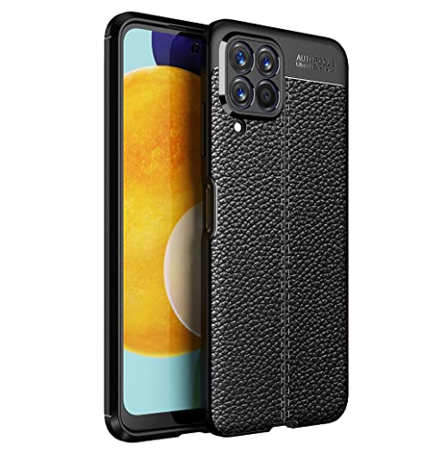 SEEKO Hülle für Samsung Galaxy M53 5G, Ultra-dünne Hülle Stoßfest Handyhülle Silikon Schutzhülle Shock Absorption Hülle, Schwarz von SEEKO