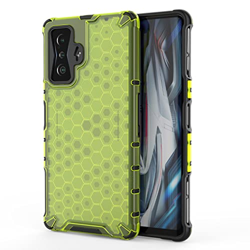 SEEKO Hülle für Xiaomi Poco F4 GT 5G, Ultra Dünn Weiche Silikon Kratzfest TPU Bumper Case Schutzhülle [Anti-Drop Luftkissenecke] Militärische Stoßfest Handyhülle - Grün von SEEKO