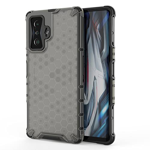 SEEKO Hülle für Xiaomi Poco F4 GT 5G, Ultra Dünn Weiche Silikon Kratzfest TPU Bumper Case Schutzhülle [Anti-Drop Luftkissenecke] Militärische Stoßfest Handyhülle - Schwarz von SEEKO