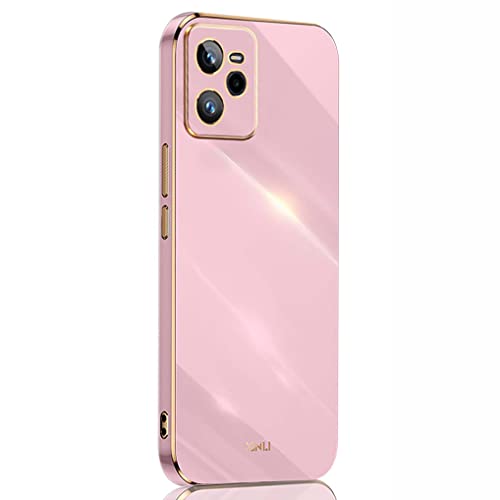 SEEKOO Hülle für Realme C35 / Realme Narzo 50A Prime, Galvanik Phnom Penh Design Ultra Dünn Glänzend Weich Silikon TPU Stoßfest Handyhülle Cover Handytasche Schutzhülle, Lila von SEEKOO