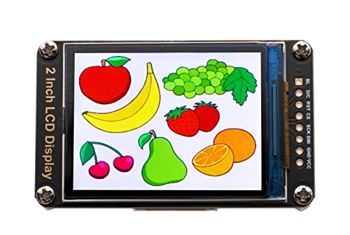 SEENGREAT 2inch LCD Display Module 240x320 Resolution 65K Colors LCD IPS Screen Built-in ST7789V Driver, Using 4-Wire SPI Interface, Compatible for Raspberry Pi von SEENGREAT