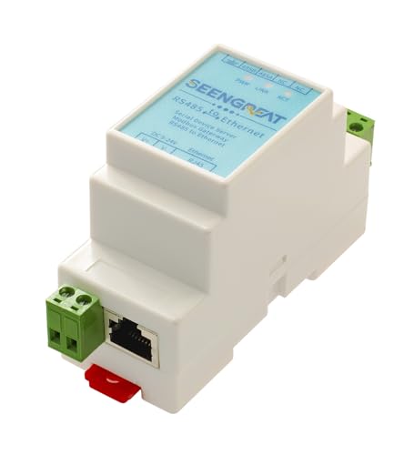 SeenGreat Industrial Serial Server RS485 to ETH Converter TCP/IP to Serial Module RS485 to RJ45 Ethernet Rail-Mount RS485 Serial Server von SEENGREAT