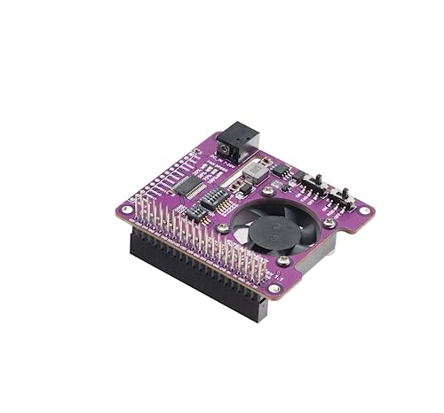 SeenGreat PWM Controlled Cooling Fan Expansion Board for Raspberry Pi Zero Zero W Zero WH 2B 3B 3B+ 4B I2C Control Speed PCA9685 Driver PWM Outputs with Power Conversion RGB Speed Indicator LED von SEENGREAT