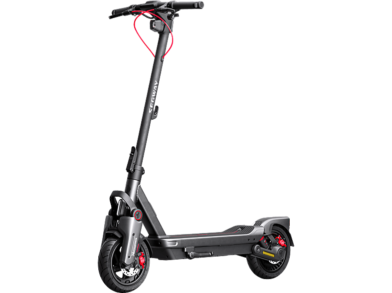 SEGWAY Ninebot MAX G3 D E-Scooter (11 Zoll, Schwarz/Silber/Rot) von SEGWAY