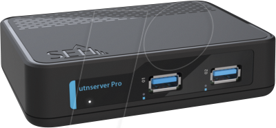 SEH UTN PRO - Geräteserver, 1x RJ45, 2x USB 3.2 Gen 1 von SEH