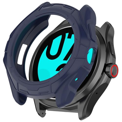 SEIAIYG Hülle Kompatibel mit Ticwatch Pro 5 Enduro, Weiche TPU Stoßfeste Schutzhülle für Uhrenlünette - Blau SEIAIYG Hülle Kompatibel mit Ticwatch Pro 5 Enduro, Weiche TPU Stoßfeste Schutzhülle für Uhrenlünette - Blau von SEIAIYG