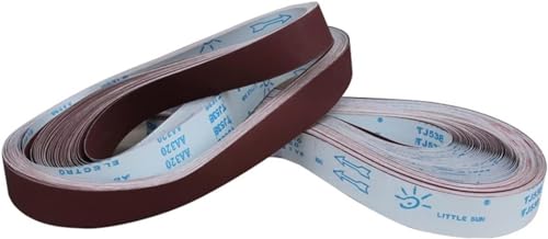 Aluminiumoxid-Schleifbänder, 5 Stück, 50 x 2100 mm, Schleifband for Polieren von Metall, 2100 x 50 mm, Schleifband, 2 Zoll, Schleifband, Nass-Trocken, Dual-Use, P60-320, Mixpack.(Color:Rosso,Size:5Pcs Aluminiumoxid-Schleifbänder, 5 Stück, 50 x 2100 mm, Schleifband for Polieren von Metall, 2100 x 50 mm, Schleifband, 2 Zoll, Schleifband, Nass-Trocken, Dual-Use, P60-320, Mixpack.(Color:Rosso,Size:5Pcs von SEIBES
