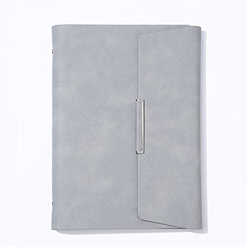 Notizbuch, A5, liniert, 100 Blatt/200 Seiten, für Freunde, Zuhause, Schule, Büro, Aufzeichnung, Geschenk, Grau von SEIWEI