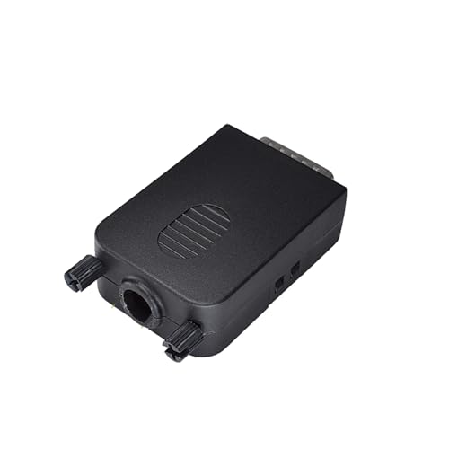 SEIWEI DB15-Terminaladapter mit Gehäuse, 15-poliger Breakout-Anschluss, serieller Adapter für Digitalkamera, Set-Top-Box, Barcode-Gerät(Männlich - Nuss) von SEIWEI
