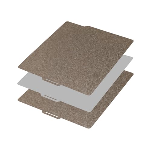 Gold Doppelseitig 257 * 257mm/10.1 * 10.1in, PEI Platte mit Stahlplatte, 3D Drucker strukturierte Platte, Bauplatte PEI Bauplatte, PEI Platte mit Stahlplatte für 3D Drucker von SEIWEI