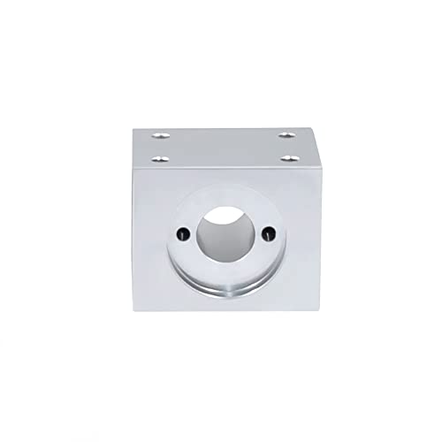 Trapez-Blei-Schraubenmutter-Gehäusehalterung, Aluminium-T8-Schrauben-Umwandlungsmutter-Sitz für 3D-Drucker, Graviermaschine – Silber von SEIWEI