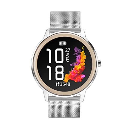 Sekonda Flex 42mm Smartwatch für Damen mit Herzfrequenz- und Schlafmonitor, tägliche Aktivitäts-, Sport-, Musik-, Wetter- und Nachrichtenfunktionen, mit Mesh Strap Sekonda Flex 42mm Smartwatch für Damen mit Herzfrequenz- und Schlafmonitor, tägliche Aktivitäts-, Sport-, Musik-, Wetter- und Nachrichtenfunktionen, mit Mesh Strap von SEKONDA