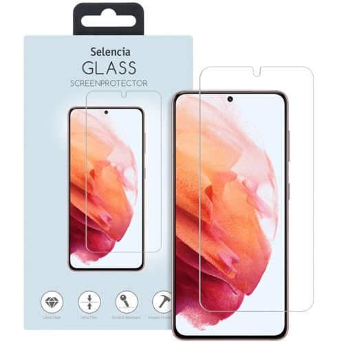 SELENCIA kompatibel mit Samsung Galaxy S22, Samsung Galaxy S23 Screenprotector – Schutzfolie aus gehärtetem 9H Glas – Displayschutz folie [Ultradrünn, Kristallklar & Kratzfest] von SELENCIA