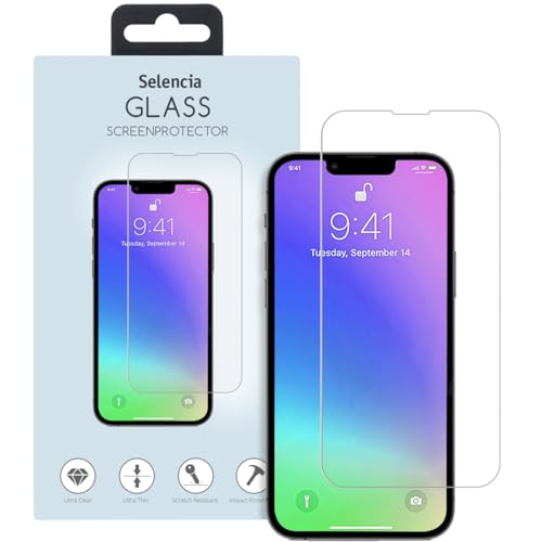 SELENCIA kompatibel mit iPhone 13 Mini Screenprotector – Schutzfolie aus gehärtetem 9H Glas – Displayschutz folie [Ultradrünn, Kristallklar & Kratzfest] von SELENCIA