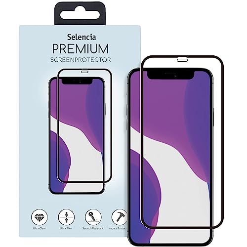 SELENCIA kompatibel mit iPhone Xr, iPhone 12 Pro, iPhone 12, iPhone 11 Schutzfolie – Edge to Edge Displayschutz aus gehärtetem Glas – Ultradünnes screenprotector von SELENCIA
