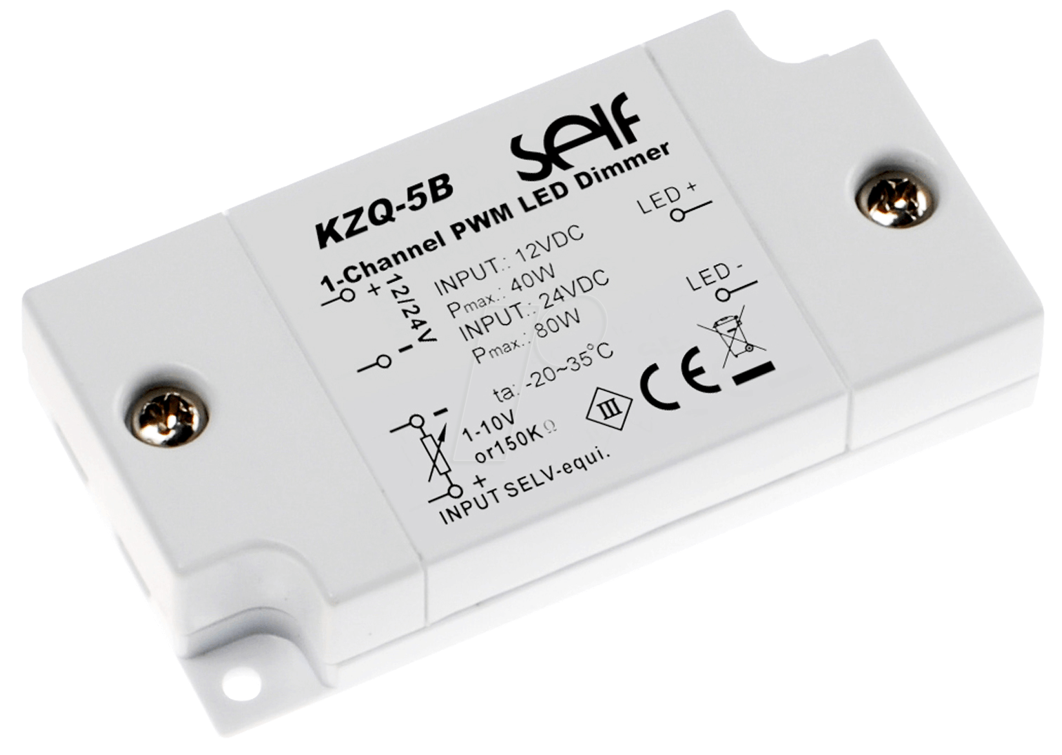 SLF KZQ-5B - LED-Dimmer, 40-80 W, 3330 mA von SELF