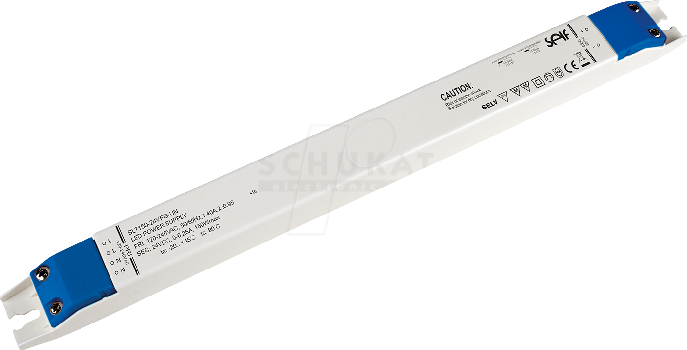 SLT150-24VFG-UN - LED-Trafo, 150 W, 24 V, 6,25 A von SELF