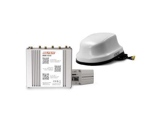 SELFSAT MWR 4550 weiß (4G / LTE & WLAN Internet Router bis 300 Mbps inkl. 4G/5G Ready Dachantenne), Starlink kompatibel von SELFSAT