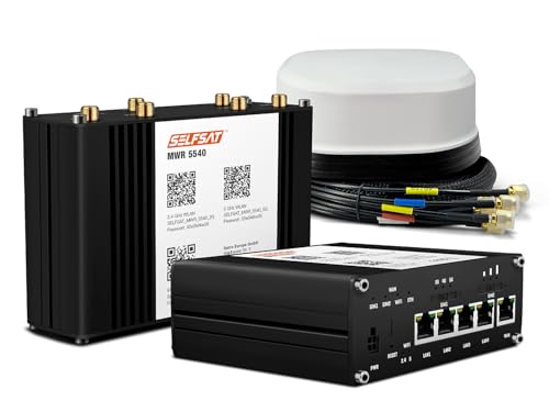 SELFSAT MWR 5540 5G Cat 12 WLAN Router bis 2,6 Gbps inkl. SATCO 5G Antenne weiß SELFSAT MWR 5540 5G Cat 12 WLAN Router bis 2,6 Gbps inkl. SATCO 5G Antenne weiß von SELFSAT