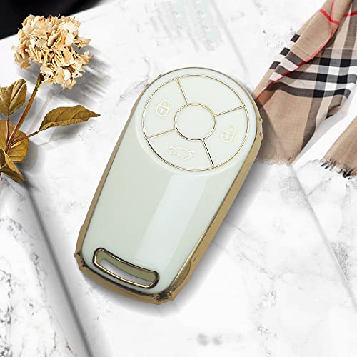 SELIYA Autoschlüsselhülle Hülle Tasche,Passend für GWM HAVAL H6 M6 ORA Good Cat White Cat IQ Autohalterung Shell Schlüsselanhänger Schutz,Weiß SELIYA Autoschlüsselhülle Hülle Tasche,Passend für GWM HAVAL H6 M6 ORA Good Cat White Cat IQ Autohalterung Shell Schlüsselanhänger Schutz,Weiß von SELIYA